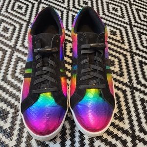 International Concepts INC Women's Danelia Glitter Printed Fashion Sneakers